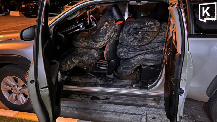 Водитель сбежал, пока полиция обнаружила 240 кг кристаллического мета.