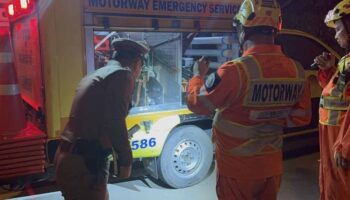 Выстрелы в сторону команды спасателей на автомагистрали