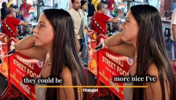 “Здесь они менее милые,” говорит израильский турист в уличном интервью Бангкока