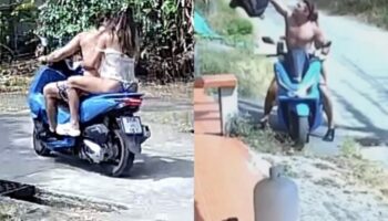 Иностранная пара попалась на камеру видеонаблюдения, воришкой сумку на Пхукете.