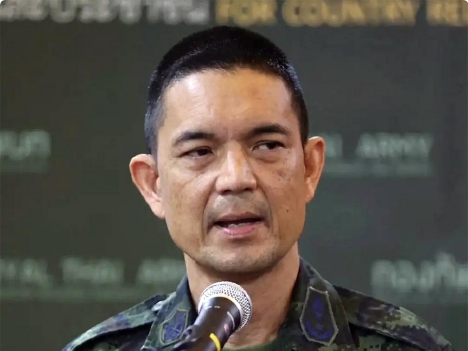 Королевская тайская армия следит за лесными пожарами на границе, заявляя, что это не влияет на безопасность