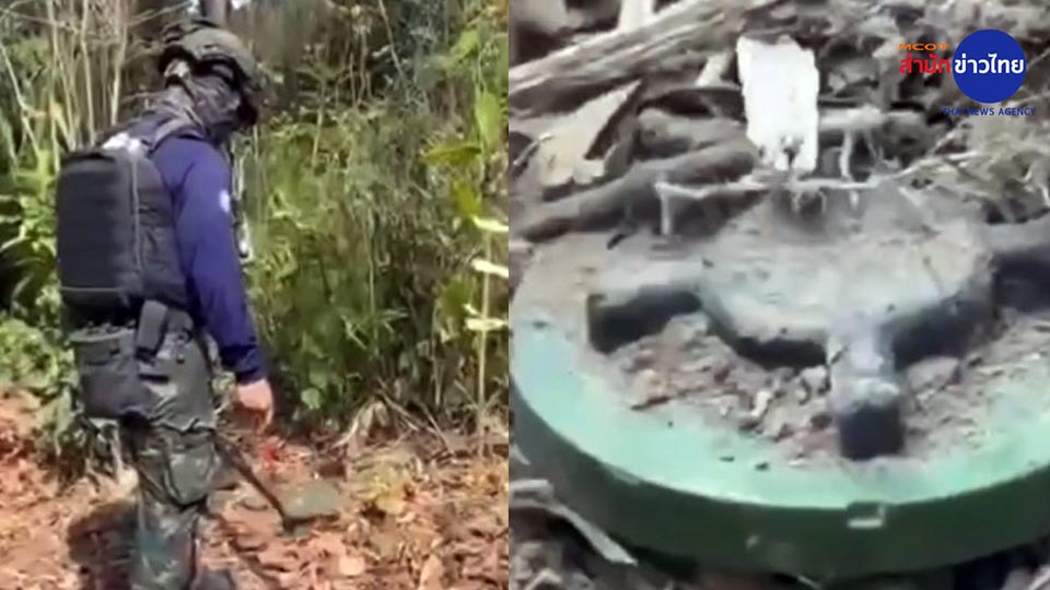 Королевский военно-морской флот Таиланда обнаружил недавно выставленные противопехотные мины близ границы с Камбоджей