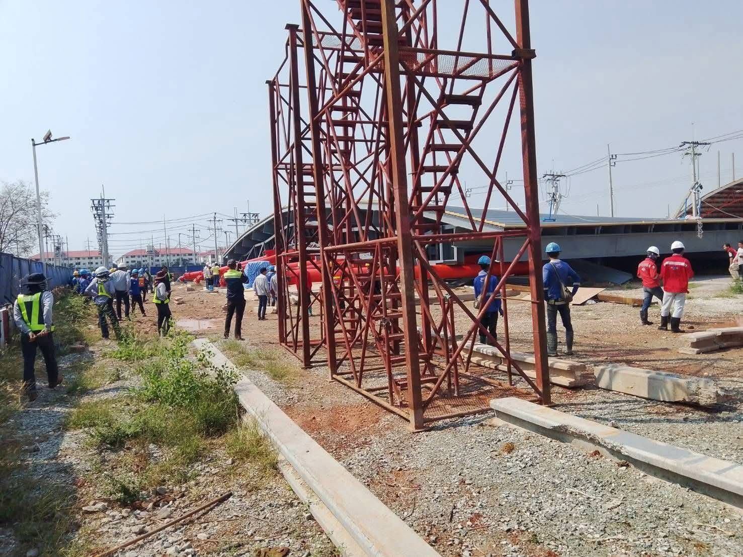 Массивный купол обрушился в учебном центре MEA в Самут Пракане
