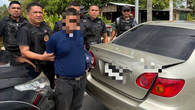 Наркоторговец задержан гражданскими властями в Таланге