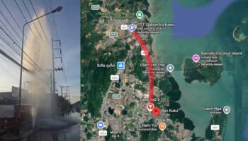 Прорыв на магистрали в Ко-Кэу оставил без водоснабжения два района