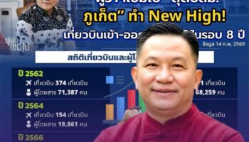 Пхукет достиг восьмилетнего рекорда по количеству рейсов и пассажиров, превысив уровень до пандемии