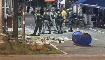 Семь бомб ударили по двум районам Наратхивата