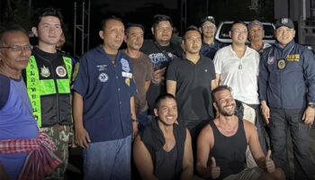 Спасательные команды нашли пропавших иностранных туристов в лесу рядом с Хаад Рин, Ко Панган