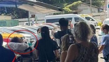 Средства, собранные после того, как британский турист получил серьезные травмы в事故е с мотоциклом на Koh Samui