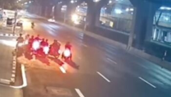 Улицы Вибхавади, гонщики пойманы, мотоциклы конфискованы