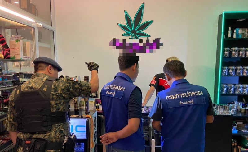 Более 100 магазинов каннабиса попали под проверки на Пхукете