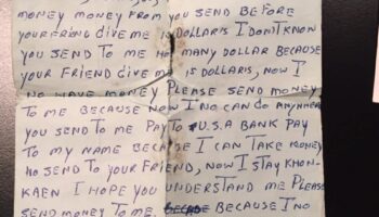 Иностранный мужчина ищет тайскую жену и сына с помощью старого письма и фотографий.