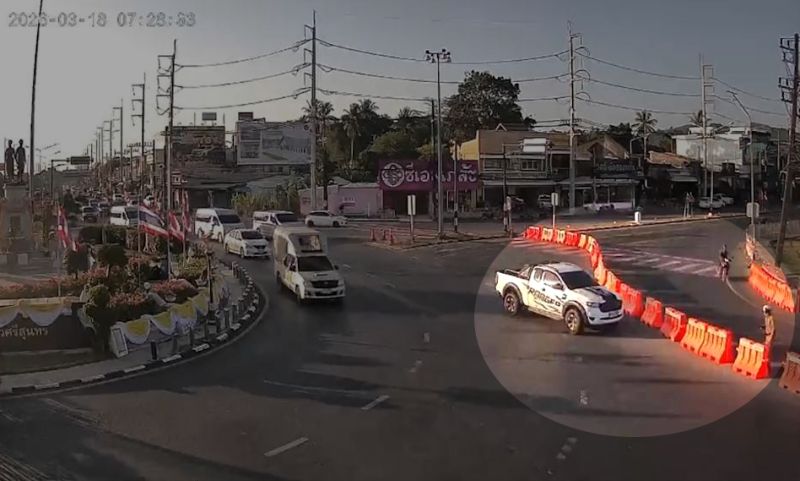 Иностранцу предъявили обвинения после наезда на полицейского на Пхукете