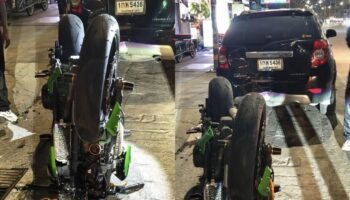 Иранский мотоциклист сбил финского туриста на зебре в Паттайе