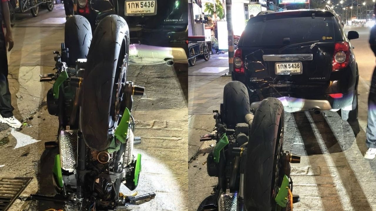 Иранский мотоциклист сбил финского туриста на зебре в Паттайе