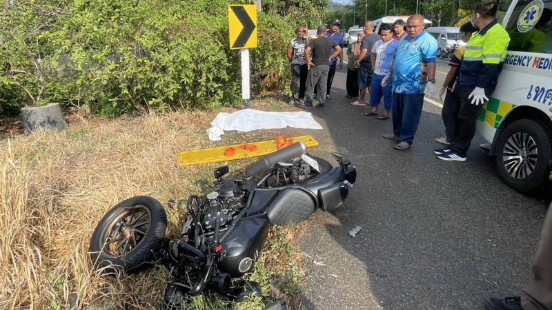 Мотоциклистка погибла в аварии у Ао-По