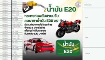 Таиланд стимулирует водителей заправляться газохолом Е20. Каким машинам и мотоциклам он подходит?