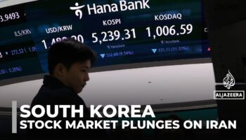 Южная Корея: фондовый рынок обрушивается на Иран, акции Азии падают на фоне роста цен на нефть
