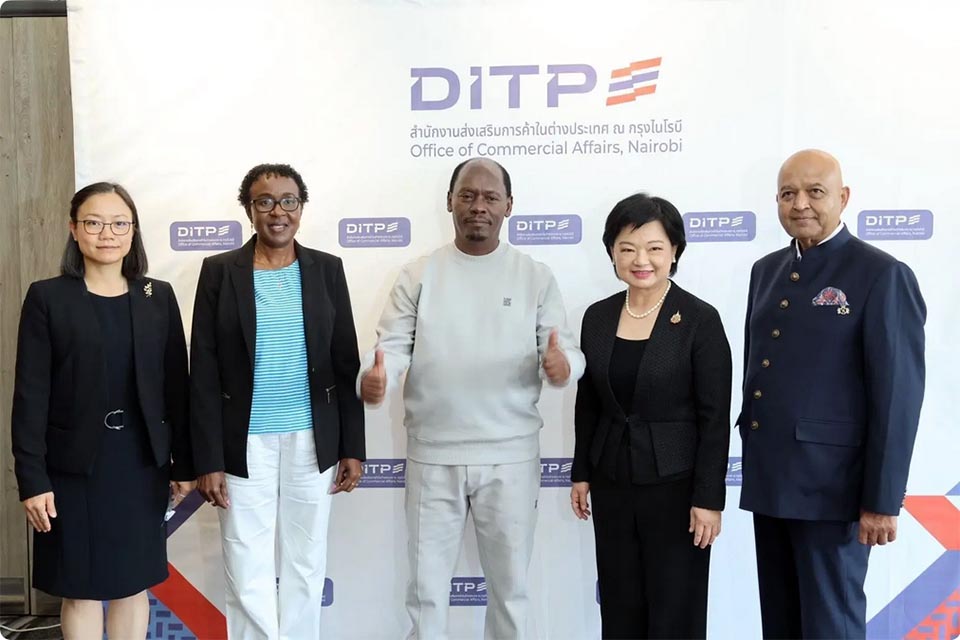 Департамент продвижения международной торговли Таиланда заключает технологические сделки на сумму 165 миллионов бат в Найроби, так как Таиланд стремится к глобальной экспансии.