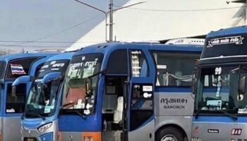 Дорогой топливo вызывает рост автобусных перевозок, так как Бангкокский Мо Чит готовится принять 180,000 пассажиров на Сонгкран.