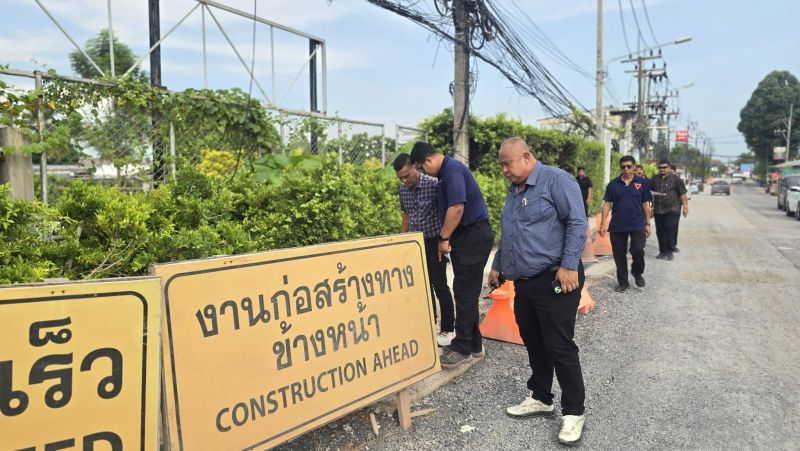 Дорожные работы на Soi Palai в Чалонге выбились из графика