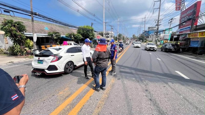 Дорожные работы начинаются на Chao Fa West Rd. в Чалонге
