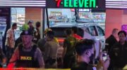 Женщина врезалась на автомобиле в магазин у дома в Бангкоке, ранив 8 человек