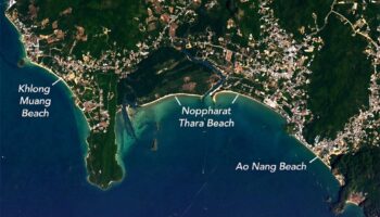 Изображение спутника NASA ставит потрясающее побережье Краби в центре мирового внимания