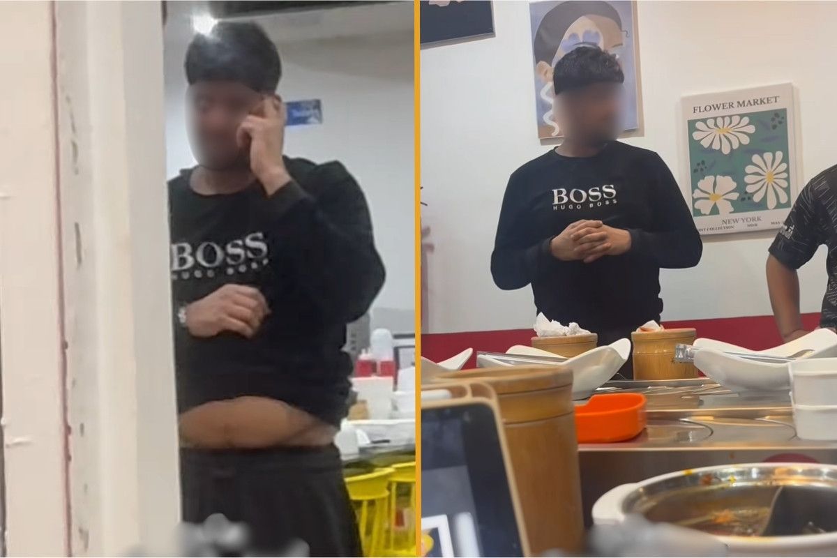 Кулаки летят после того, как мужчина вызывает беспорядок в ресторане на Пхукете