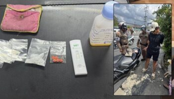 Мотоциклиста под метамфетамином арестовали на чекпоинте у Central