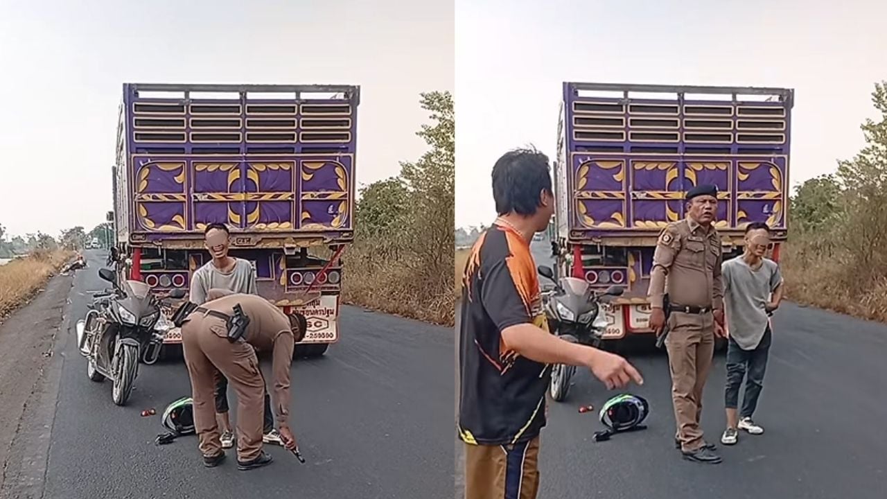 Наркоман с оружием открыл огонь на дороге в Аюттхая, убив тайку