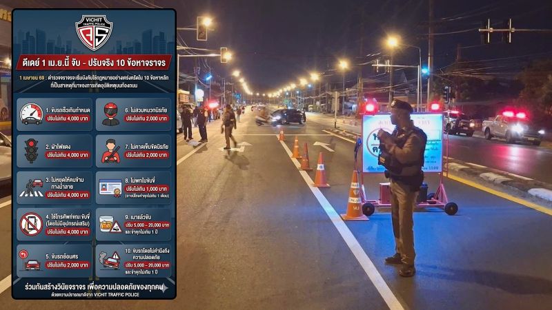 Неделя усиленного контроля началась на дорогах Пхукета