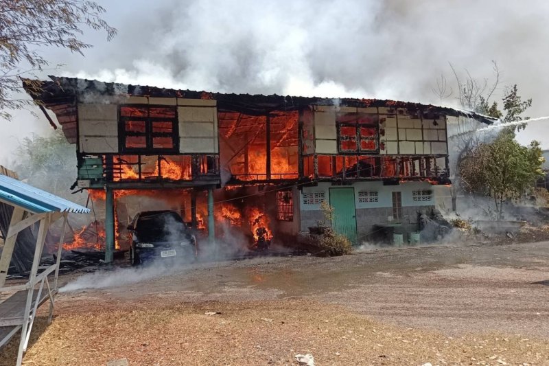 Палящее тепло вызывает волну лесных и домашних пожаров