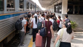 Поездки на поездах во время Сонгкран превысили 540,000 на данный момент