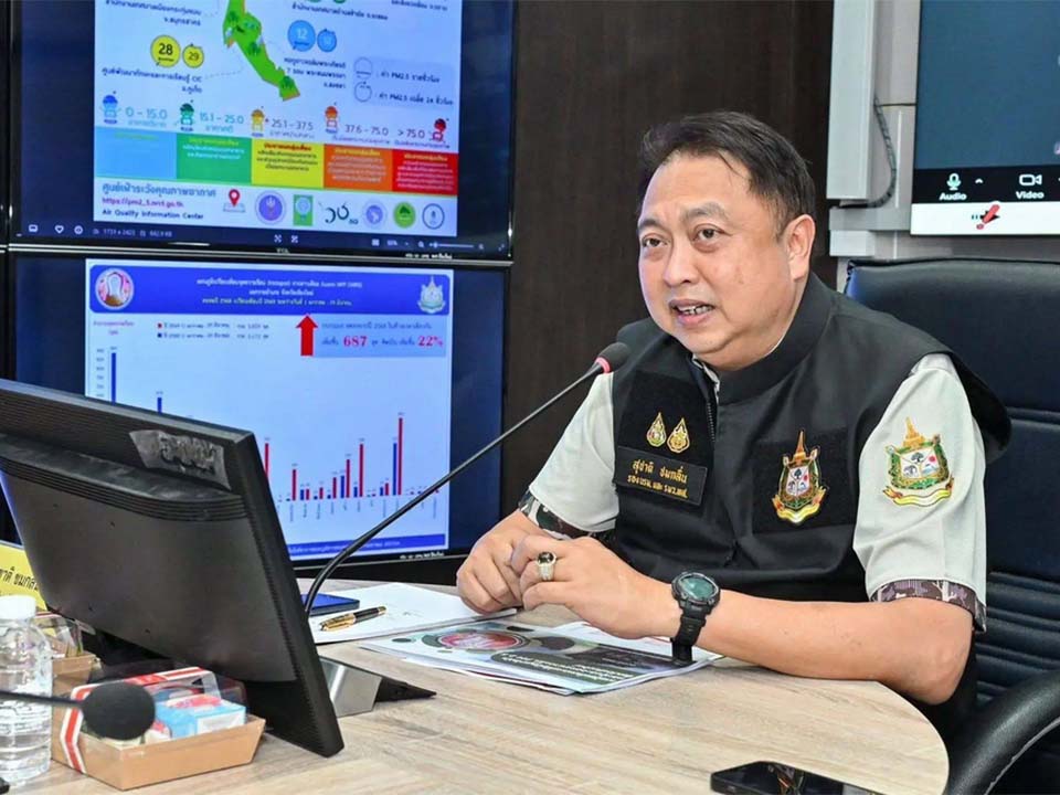 Реакция на северный туман расширилась, поскольку Таиланд нацелился на очаги лесных пожаров в девяти провинциях