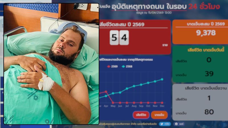 Россиянин пострадал в аварии на Пхукете перед Сонгкраном