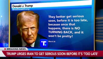 ‘Станьте серьезными,’ говорит Трамп Ирану, или столкнетесь с увеличением военных действий
