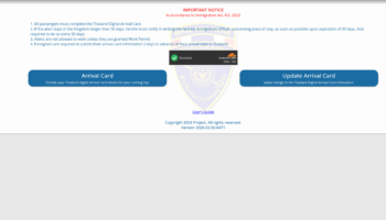 Таиланд предупреждает, что 10% иностранных прибывающих использовали поддельные сайты TDAC