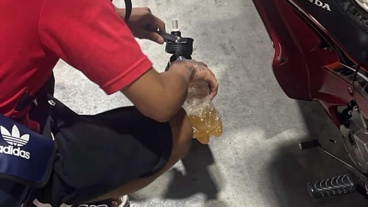 Тайская школьница прыгает с движущегося мотоцикла, чтобы убежать от водителя Bolt