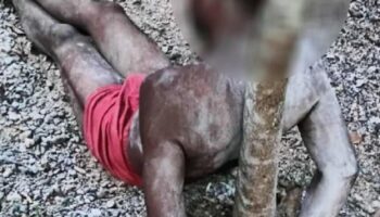 Хозяин вытащил человека из дома, torture его часами