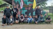 13 камбоджийских мигрантов арестованы на границе Чантхабури