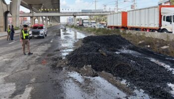 Грузовик с литиевыми аккумуляторами загорелся, повредив автостраду в Чаченгсао