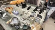 Огромный арсенал, изъятый у китайца в Чонбури