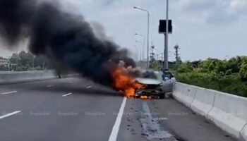 Пожар Volvo на тайском шоссе «не является проблемой аккумулятора»
