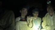 Пять trapped miners rescued in Laos flooded gold mine operation