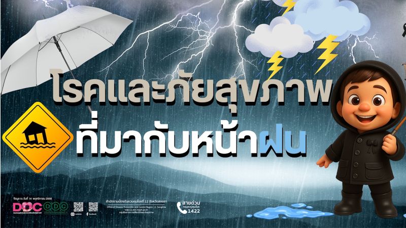 Минздрав предупреждает о рисках для здоровья в сезон дождей