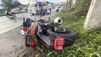 Пожилой житель Пхукета погиб под колесами мотоцикла при переходе шоссе