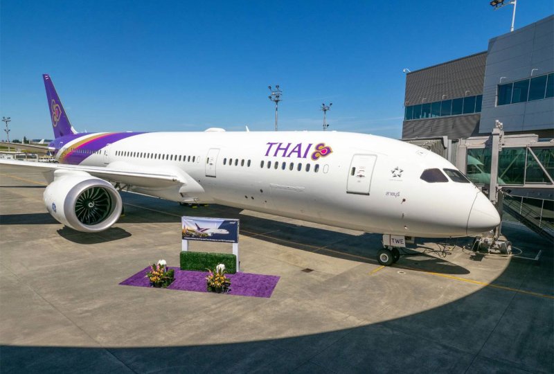 Тай добавляет самолеты Boeing 787-9 для расширения возможностей дальнемагистральных полетов