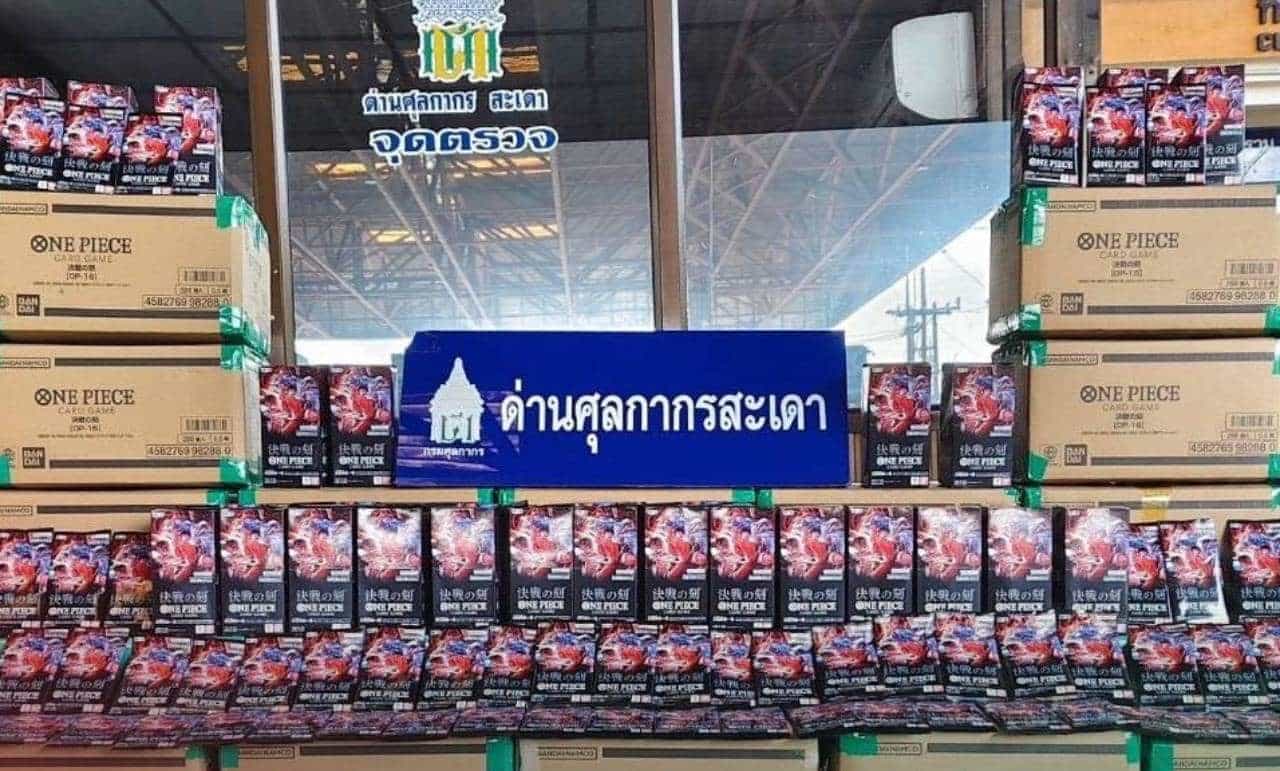 Таможня Таиланда конфискует карты One Piece стоимостью 2 миллиона бат
