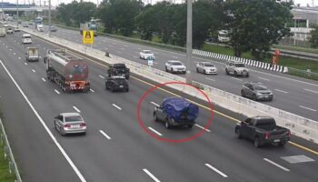 Ш screws, рассыпанные на автомагистрали, заставляют водителей искать ремонт